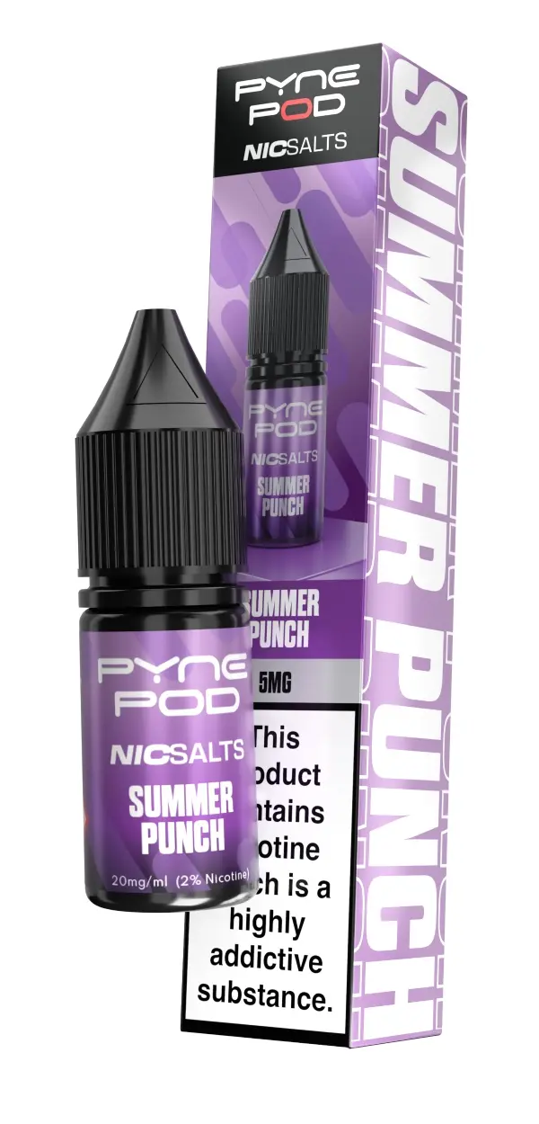 Summer Punch Nic Salt E-Liquid by Pyne Pod 10ml | 5mg